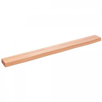 Estante de pared 100x10x4 cm madera roble tratada marrón claro