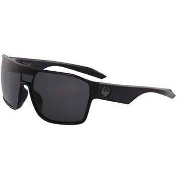 Dragon Herren DR TOLM LL MI Sonnenbrille – Glänzendes Schwarz – Unisex-Größe