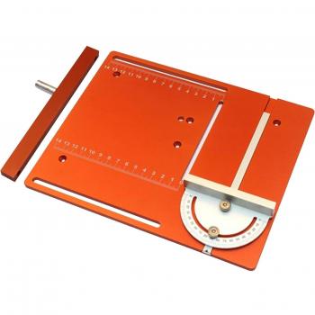 Coupeuse circulaire aluminium à insertion de plaque et couvercle déployable
