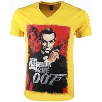 Camiseta Masculina James Bond Estilo Desde Rusia de Local Fanatic