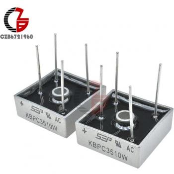 5Pcs KBPC3510 Power Diode Bridge Rectifier 50A 1000V