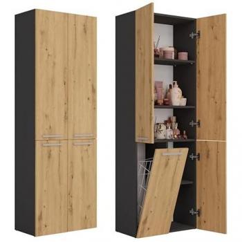 Poteau de rangement Nel 1K/DD couleur Anthracite