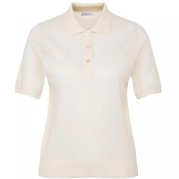 Regular Polo Shirt – Kurzarm, schwarze Rose Design