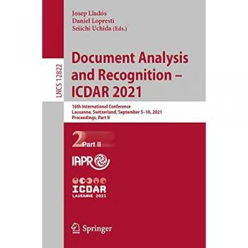 Document Analysis and Recognition ICDAR 2021