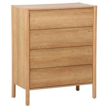 Commode design bois 4 tiroirs 80cm