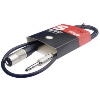 Câble audio XLR/jack mâle/mâle 1 m symétrique Stagg SAC1PSXM DL