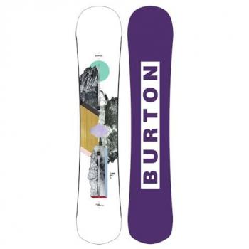Burton Hideaway Damen Snowboard (Weiß)