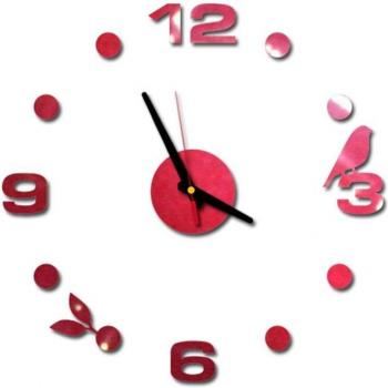 Reloj de Pared Aves en Estilo 3D