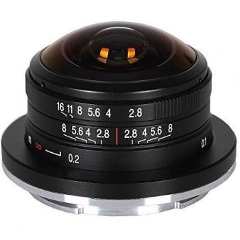 Lente de ojo de pez LAOWA 4 mm f/2.8 para Fuji X