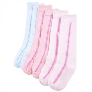 Calcetines infantiles hasta la rodilla 5 pares