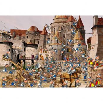 Schlossbelagerung 1000‑Teil Puzzle – Autor: François Ruyer
