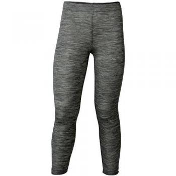 Engel Baby‑Leggings aus Bio‑Wolle und Seide – Hellgrau, 140 cm