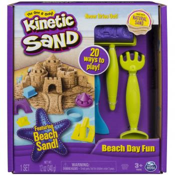 Jeu de sable Kinetic Sand 340g avec 9 Accessoires