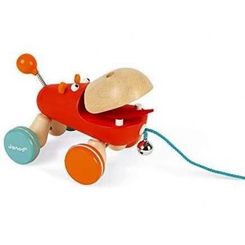 Nachziehendes Nilpferd Spielzeug – Janod Zigolos J08239