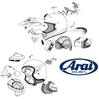 Ventilation Arai MX-V Bogle Orange