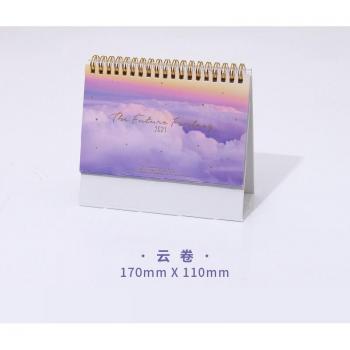 Rosy Clouds Yearly Agenda Organizer