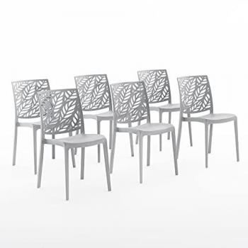 Chaises Dafne en polypropylène