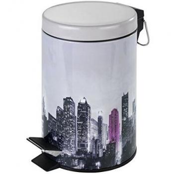 Midtown 3 L Tretbehälter WENKO 21393100 – Metall, 17×25×17 cm