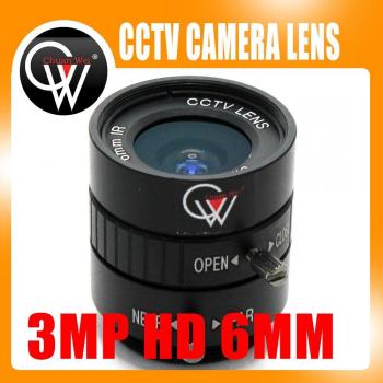 3MP HD 6mm manuelles Objektiv für HD-Überwachungskameras mit CS-Befestigung