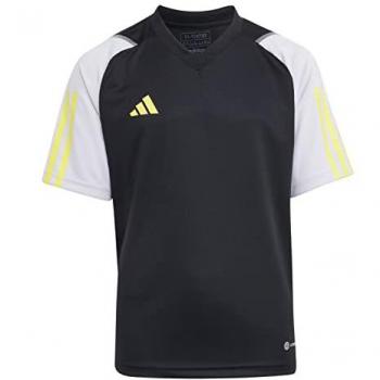Adidas HU1302 Junior Boys/Girls Short‑Sleeve Tee – Black