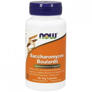 Now Foods Saccharomyces Boulardii 60 Vegan Capsules