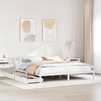 Cadre de Lit 180x200 cm en Pin Blanc