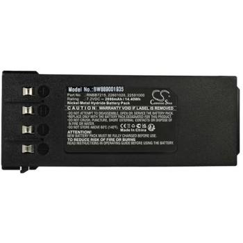 Vhbw Batterie pour Hiab 288EP, 322, 422 HIDUO télécommande (2000mAh, 7,2V, NiMH)