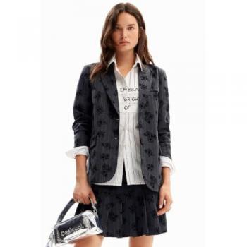Desigual Zagredz Blazer Grau