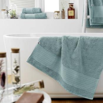 Drap de douche Garance bleu glacier 70 x 130 cm