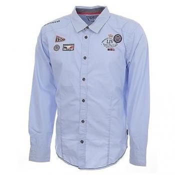 Camicia a Maniche Lunghe Vent Du Cap Eclanver Blu per Ragazzi di 3 anni