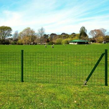 Clôture 25 m × 1,5 m Torana Acier en Vert