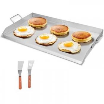 Compact 36x22 Stainless Steel Teppanyaki Griddle for Outdoor Use