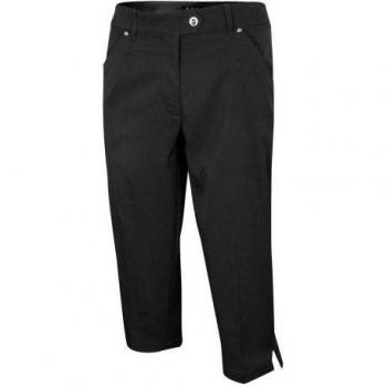Pantaloni Capri Verde Isola Donna 8 UK Nero