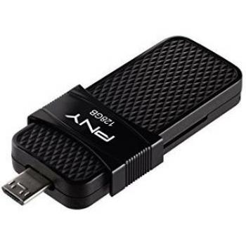 USB 3.0 128 GB Flash Drive with Type‑C and Type‑A Ports