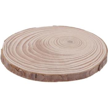 Plato Artesanal de Madera Natural