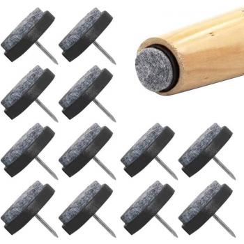 Accoppianti di feltro 50 pezzi – custodi gambe sedie/tavolo nero