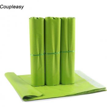 7 Größen Lichtgrüne Poly-Mailer Umschläge, 10 Stück, wasserdicht, selbstklebend