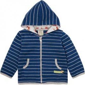 Laut + stolz Ultramarine Ringeljacke für Babys und Kinder