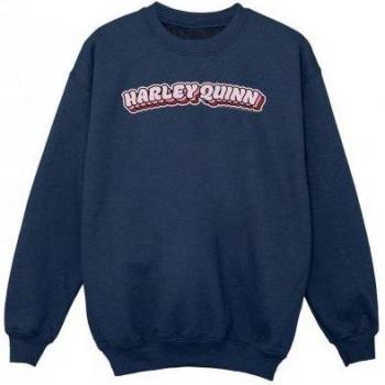 Sweatshirt enfant noir avec emblème DC Comics BI9125