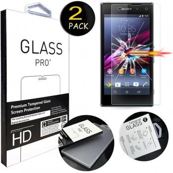 Protector de pantalla Sony Z1 L39H con cristal MYTHOLLOGY Ultra Transparente