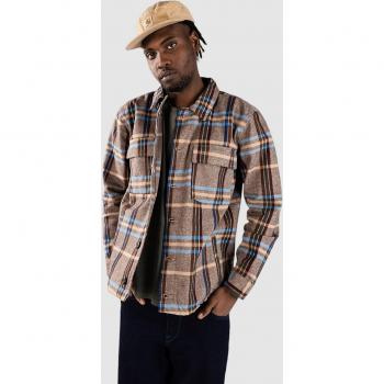 Giacca Denim Check Verde Scuro Camicia