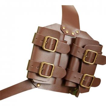 Cuir PU Épée Rétro à Manche Grenouille