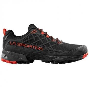 La Sportiva Akyra II GORE-TEX Black/Cherry Tomato Hiking Shoes EU 44.5