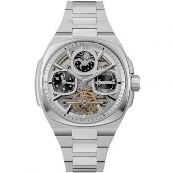 Ingersoll I15802 Men's Silver Moon Phase Watch