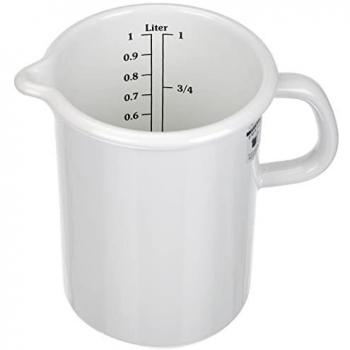 Réglage de portions Riess Classic, mètre de cuisine en émail, 10 cm et 1 L