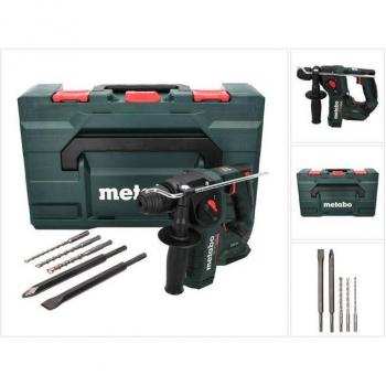 Marteau Perforateur Métabo 18V sans Fil avec Coffret et Outils Inclus