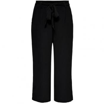 Palazzo-Hose ONLY N-Gr ONLNOVA LIFE Crop-Pant Solid Damen, XL, knöchelfrei, Webstoff