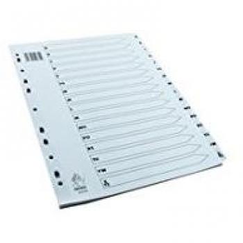 Mylar Reinforced A4 A-Z Index Tabs
