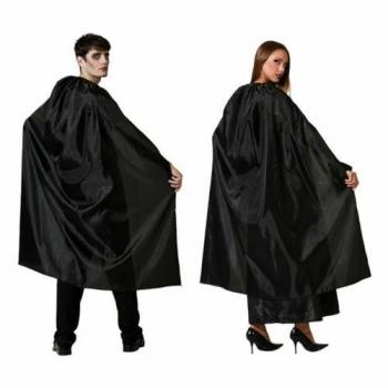 Capa de Cuentos y Cine 130cm – Negro, Sin Cuello, Halloween
