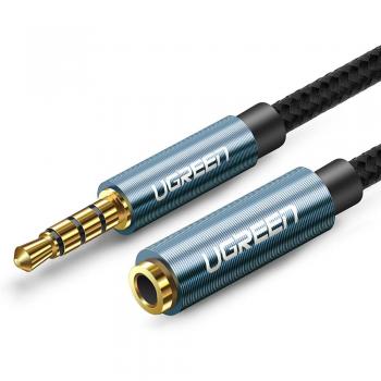 Conector Extendido Mini Jack 3,5 mm 0,5 m Azul